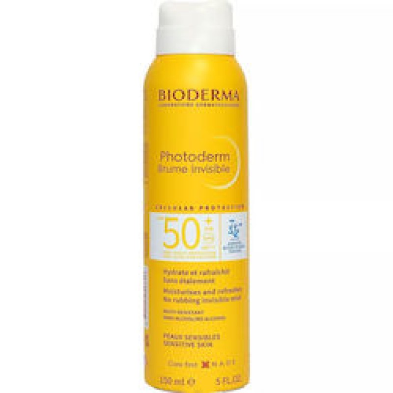 Bioderma Photoderm Brume Invisible Αντηλιακό Mist Προσώπου και Σώματος SPF50+ 150ml