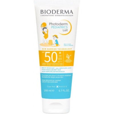 Bioderma Photoderm Pediatrics SPF50 Αδιάβροχο Παιδικό Αντηλιακό Γαλάκτωμα για Πρόσωπο & Σώμα 200ml