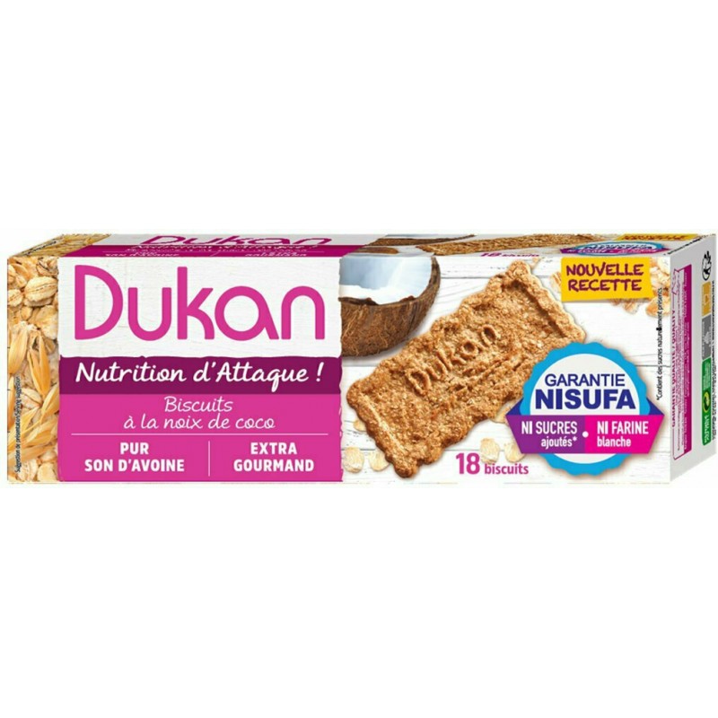Dukan Μπισκότα Βρώμης Καρύδα Χωρίς Ζάχαρη 225gr Dukan Μπισκότα Βρώμης Καρύδα Χωρίς Ζάχαρη 225gr