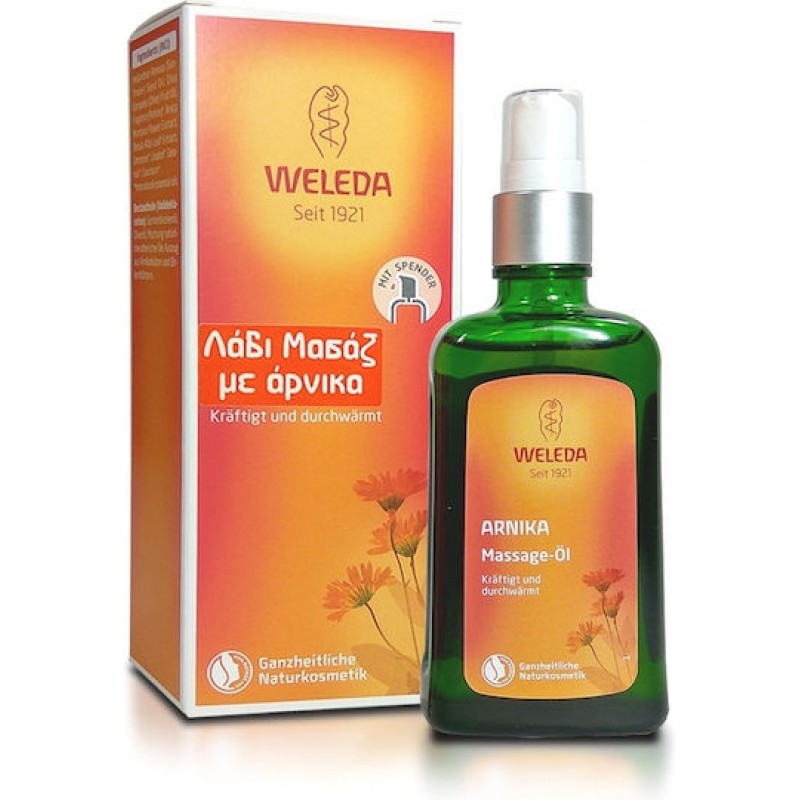 Weleda Arnica Massage Λάδι για Μώλωπες 100ml