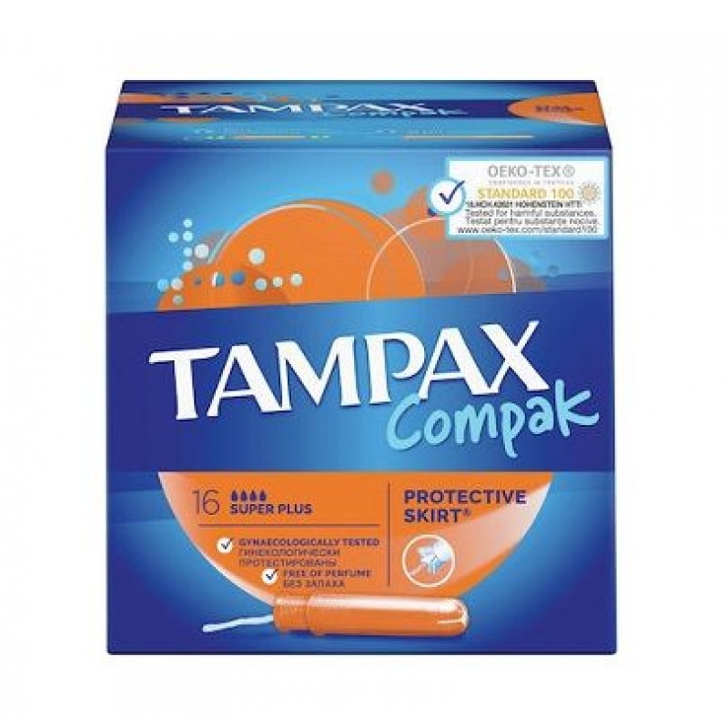 TAMPAX  Compak Super Plus 16 τμχ