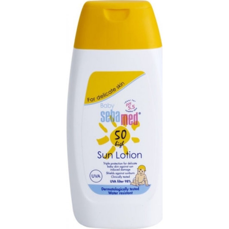 Sebamed SPF50 Αδιάβροχο Βρεφικό Αντηλιακό Γαλάκτωμα για Πρόσωπο & Σώμα 200ml Sebamed SPF50 Αδιάβροχο Βρεφικό Αντηλιακό Γαλάκτωμα για Πρόσωπο & Σώμα 200ml
