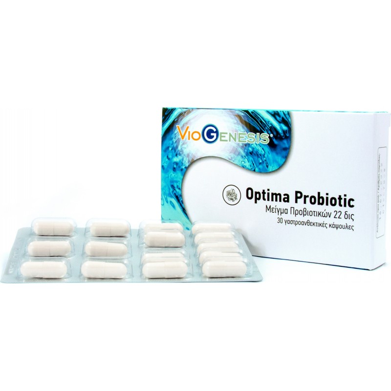 VIOGENESIS Optima Probiotic  22billion 30caps