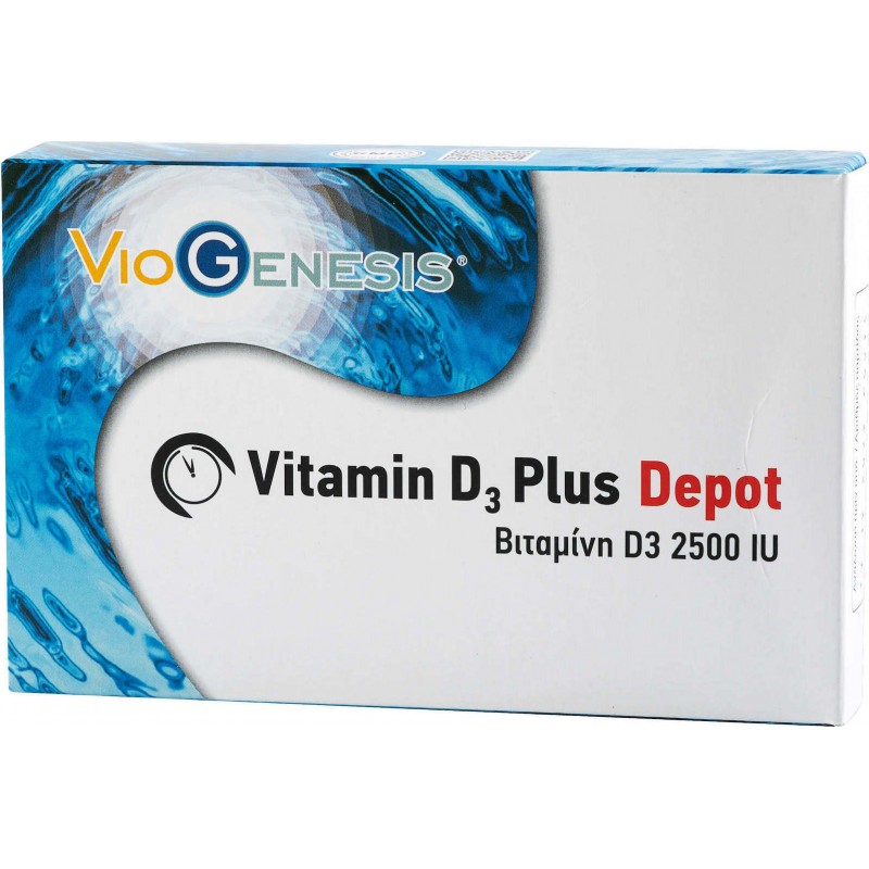 VioGenesis Vitamin D3 Plus Depot 2500iu 90 Tabs