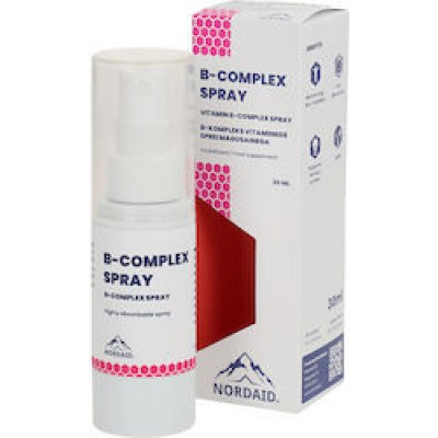 Nordaid B-Complex Spray Βιταμίνη για Ενέργεια, Ενίσχυση του Ανοσοποιητικού & το Νευρικό Σύστημα 30ml