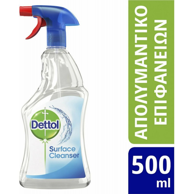 Dettol Καθαριστικό Spray Γενικής Χρήσης με Απολυμαντική Δράση 500ml Dettol Καθαριστικό Spray Γενικής Χρήσης με Απολυμαντική Δράση 500ml