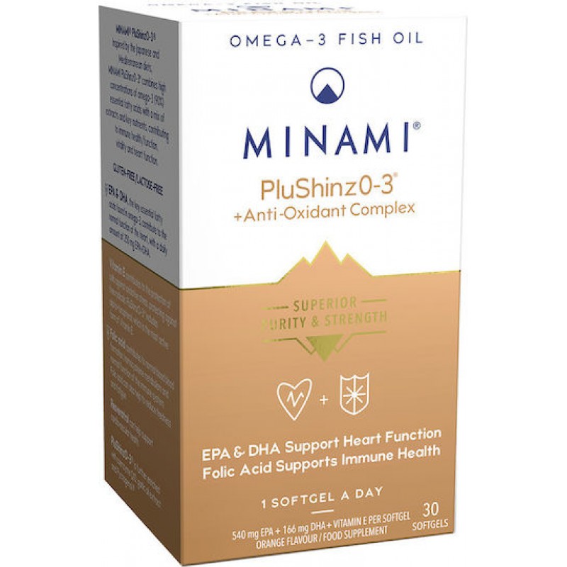 Minami PluShinzO-3 + Anti-Oxidant Complex 30softgels