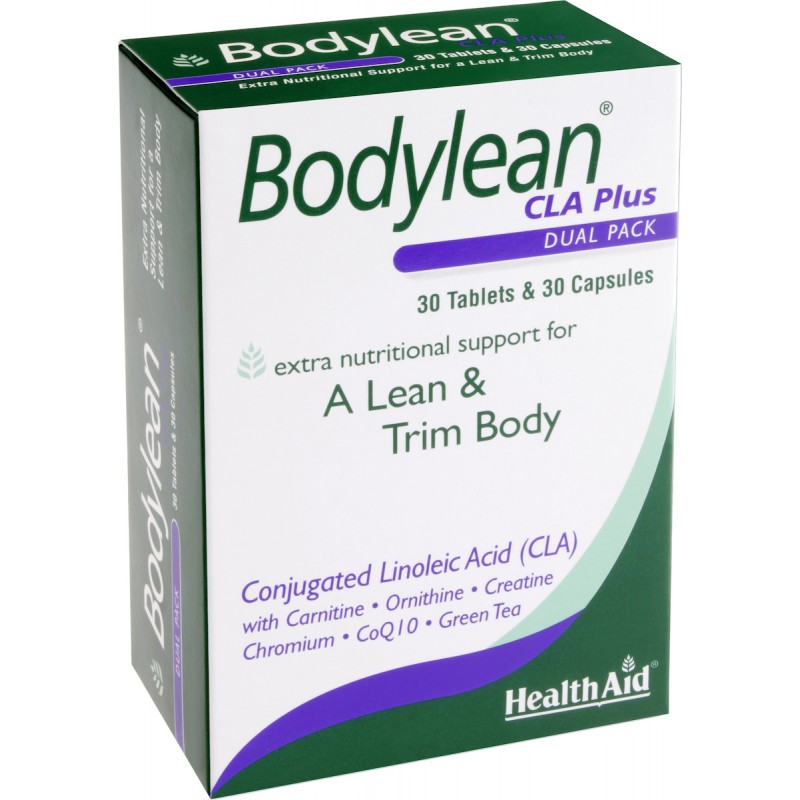Health Aid Bodylean CLA Plus Συμπλήρωμα για Αδυνάτισμα 30 κάψουλες 30 ταμπλέτες Health Aid Bodylean CLA Plus Συμπλήρωμα για Αδυνάτισμα 30 κάψουλες 30 ταμπλέτες