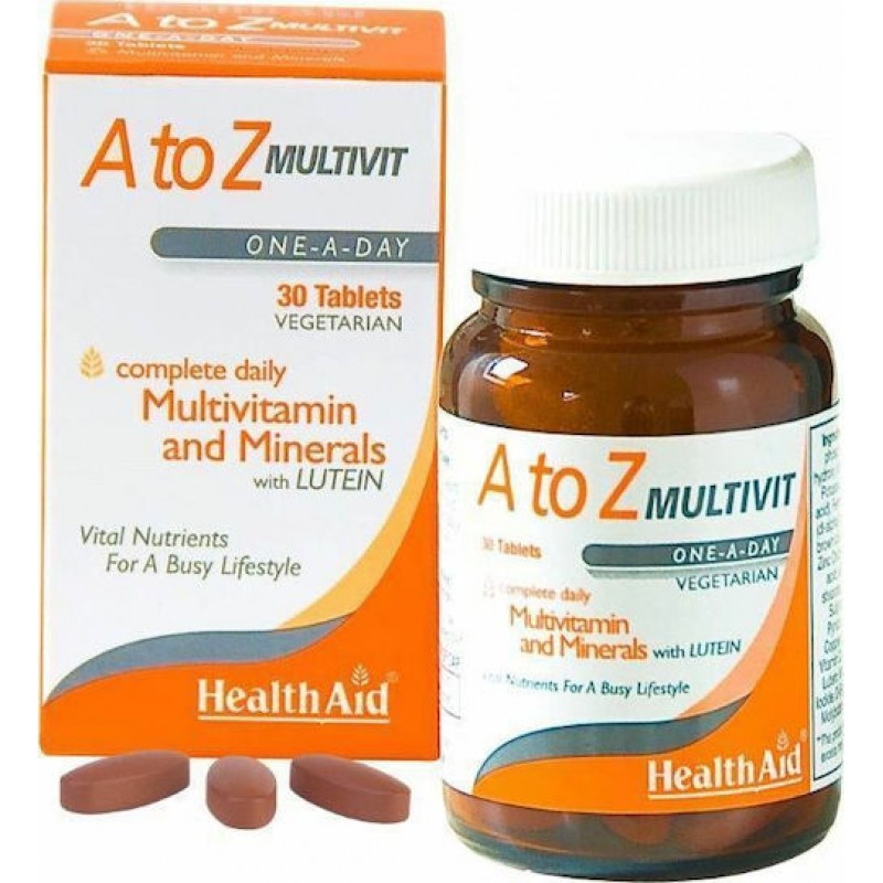 Health Aid A To Z Multivit 30 Ταμπλέτες Health Aid A To Z Multivit 30 Ταμπλέτες