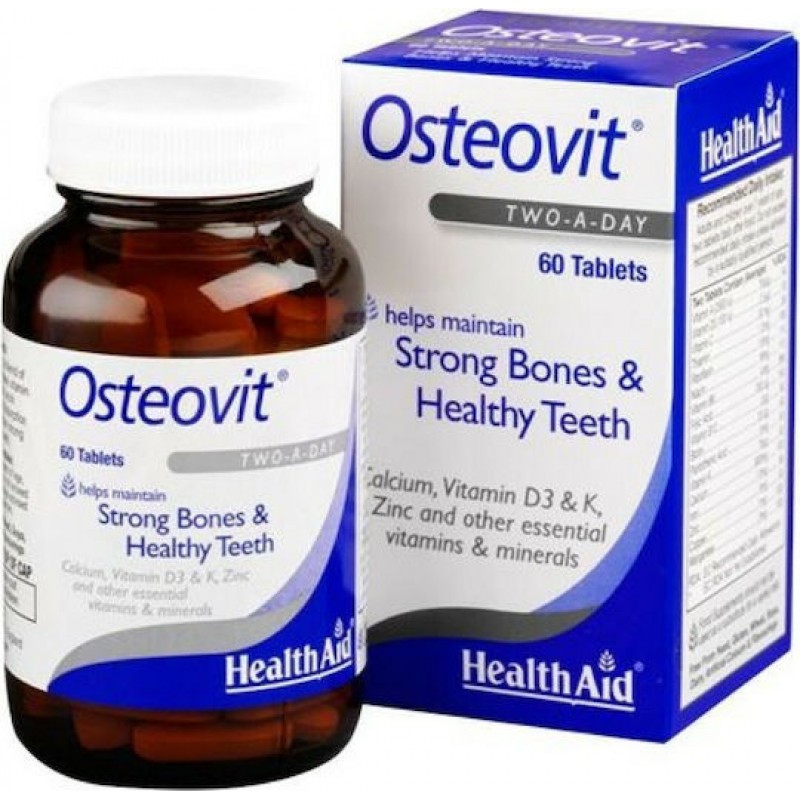 Health Aid Osteovit Ειδικό Συμπλήρωμα Διατροφής 60 ταμπλέτες