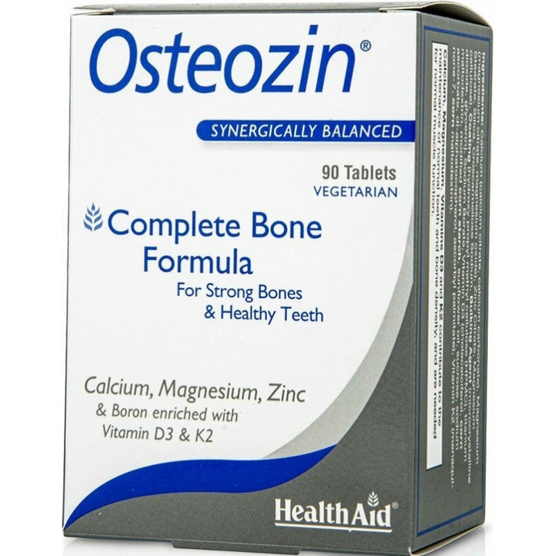 Health Aid Osteozin Ειδικό Συμπλήρωμα Διατροφής 90 ταμπλέτες Health Aid Osteozin Ειδικό Συμπλήρωμα Διατροφής 90 ταμπλέτες