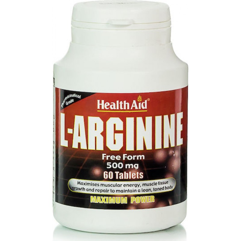 Health Aid L-Arginine 60 Ταμπλέτες Unflavoured Health Aid L-Arginine 60 Ταμπλέτες Unflavoured