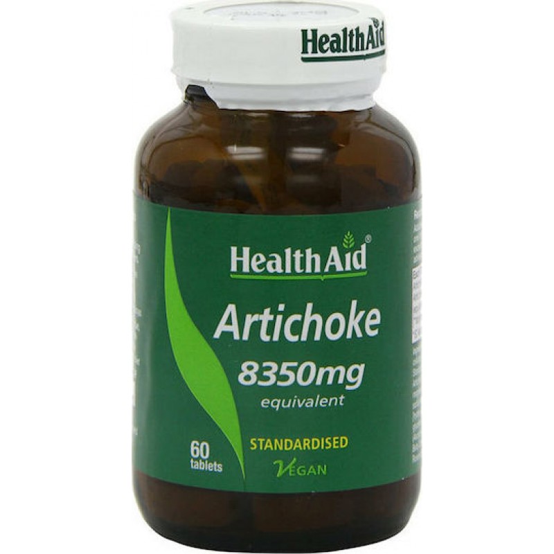 Health Aid Artichoke 8350mg Συμπλήρωμα Διατροφής Με Αγκινάρα Φυσικό Πεπτικό Βοήθημα Ιδανικό Για Δυσπεψία & Φουσκώματα 60 ταμπλέτες Health Aid Artichoke 8350mg Συμπλήρωμα Διατροφής Με Αγκινάρα Φυσικό Πεπτικό Βοήθημα Ιδανικό Για Δυσπεψία & Φουσκώματα 60 ταμπλέτες