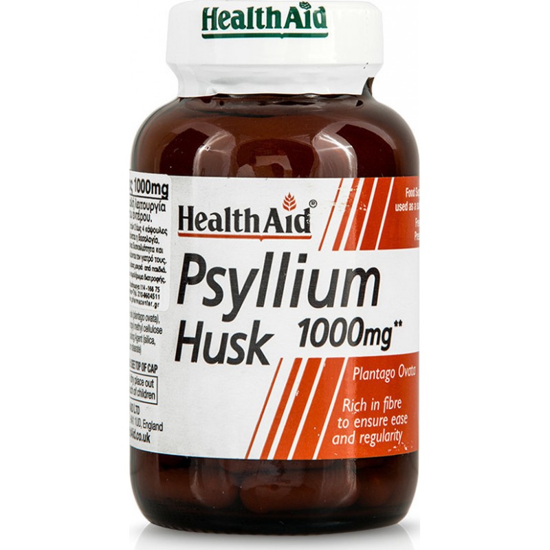 Health Aid Psyllium Husk 1000 mg 60 κάψουλες