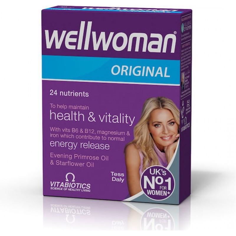 Vitabiotics Wellwoman Original Συμπλήρωμα για την Εμμηνόπαυση 30 ταμπλέτες