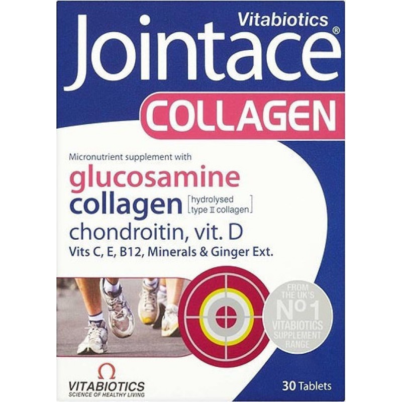 Vitabiotics Jointace Collagen Συμπλήρωμα για την Υγεία Αρθρώσεων & Οστών 30 ταμπλέτες