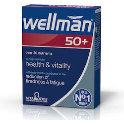 Vitabiotics Wellman 50+ Ειδικό Συμπλήρωμα Διατροφής 30 ταμπλέτες