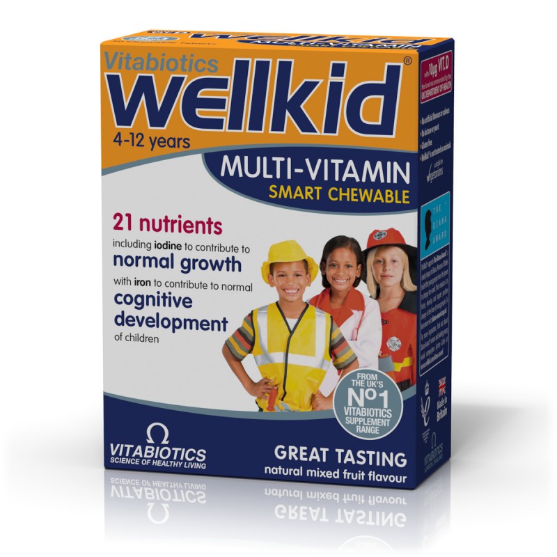 VITABIOTICS Wellkid 30 μασώμενες ταμπλέτες