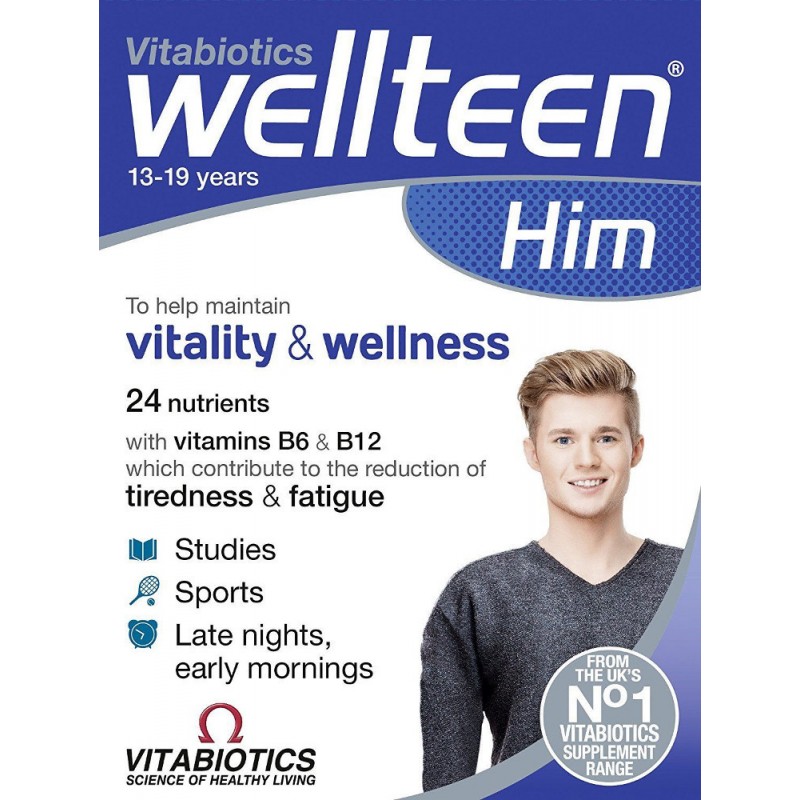 VITABIOTICS Wellteen Him 30 ταμπλέτες