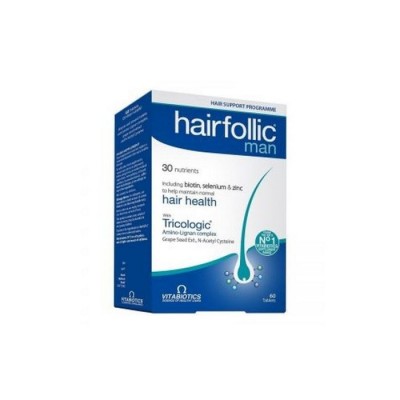 Vitabiotics Hairfollic Man 60 Δισκία