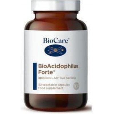 BioCare Bio Acidophilus Forte Συμπλήρωμα με Προβιοτικά 30 φυτικές κάψουλες