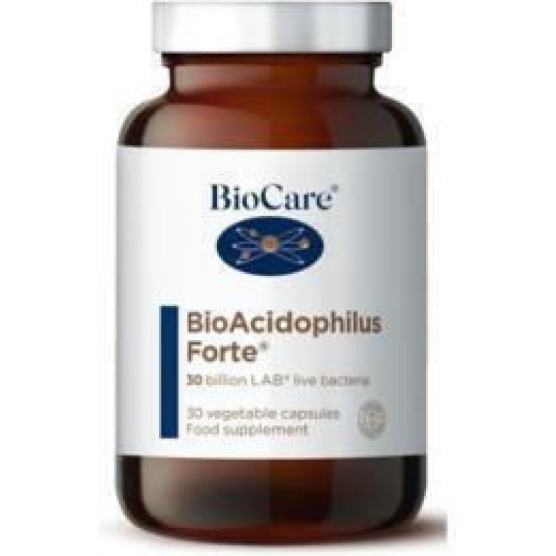 BioCare Bio Acidophilus Forte Συμπλήρωμα με Προβιοτικά 30 φυτικές κάψουλες