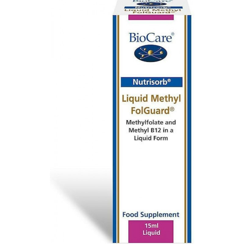 BioCare Nutrisorb Methyl FolGuard Βιταμίνη για την Υγεία του Νευρικού Συστήματος 15ml