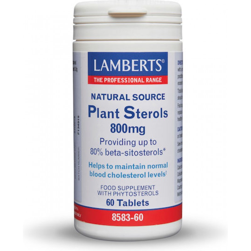 Lamberts Natural Plant Sterols 800mg 60 ταμπλέτες