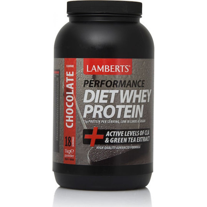 Lamberts Performance Diet Whey Protein Πρωτεΐνη Ορού Γάλακτος με Γεύση Σοκολάτα 1kg