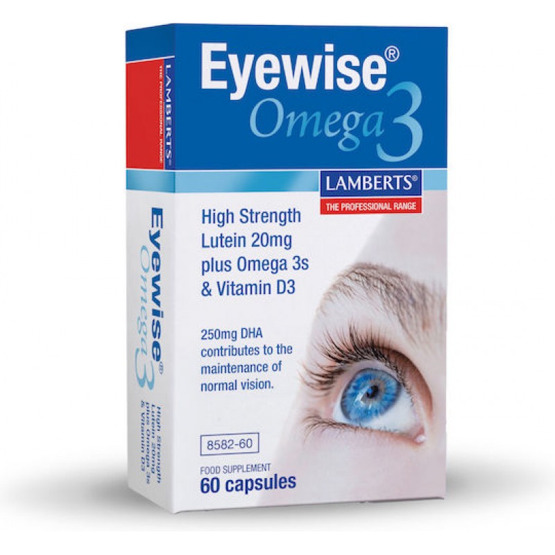 Lamberts Eyewise Omega 3 Ειδικό Συμπλήρωμα Διατροφής 60 κάψουλες