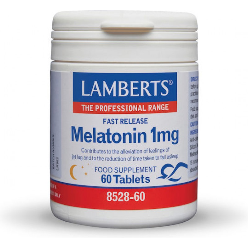 Lamberts Melatonin 1mg Συμπλήρωμα για τον Ύπνο 60 ταμπλέτες