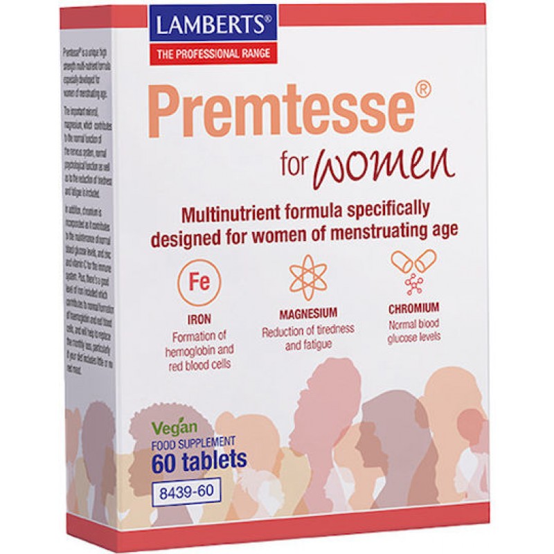 Lamberts Premtesse Συμπλήρωμα για την Εμμηνόπαυση 60 ταμπλέτες