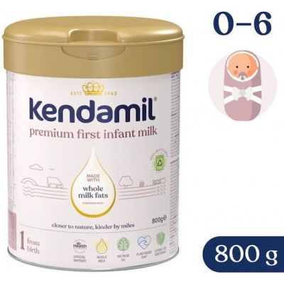 Kendamil Γάλα σε Σκόνη Premium 1 Dha+ για 0+ Μηνών 800gr