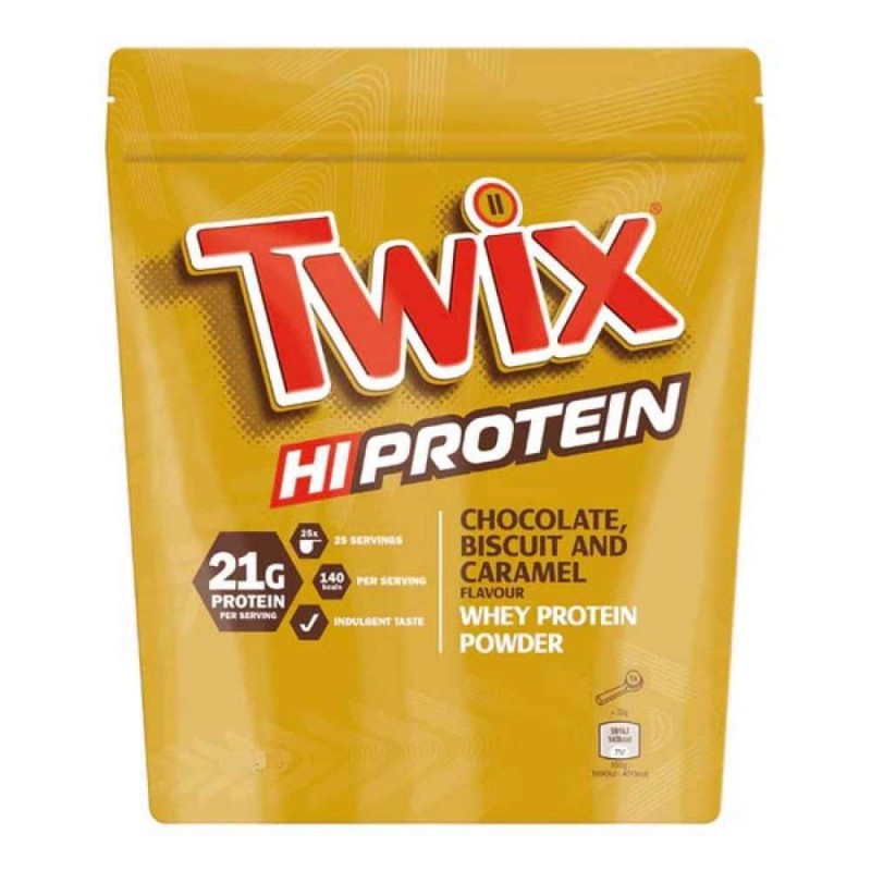 Twix HIProtein Πρωτεΐνη Ορού Γάλακτος με Γεύση Chocolate Biscuit & Caramel 455gr Twix HIProtein Πρωτεΐνη Ορού Γάλακτος με Γεύση Chocolate Biscuit & Caramel 455gr