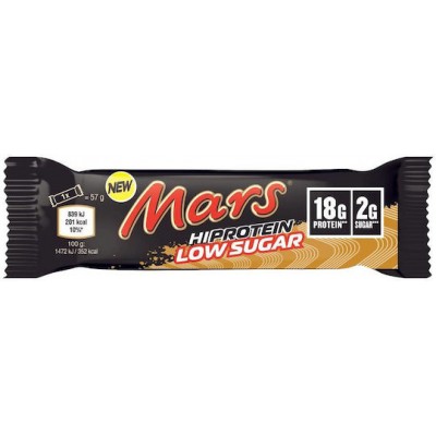 Mars Low Sugar High Μπάρα με 18gr Πρωτεΐνης & Γεύση Milk Chocolate 57gr