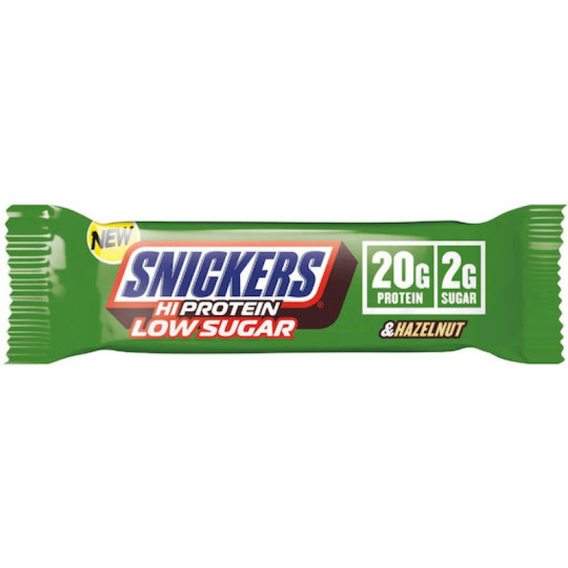 Snickers Hi Protein Μπάρα με 20gr Πρωτεΐνης & Γεύση Hazelnut 57gr