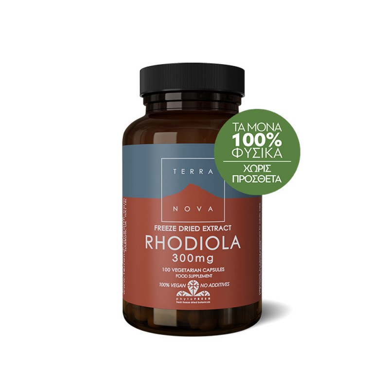 TerraNova Rhodiola 300mg 100 Κάψουλες