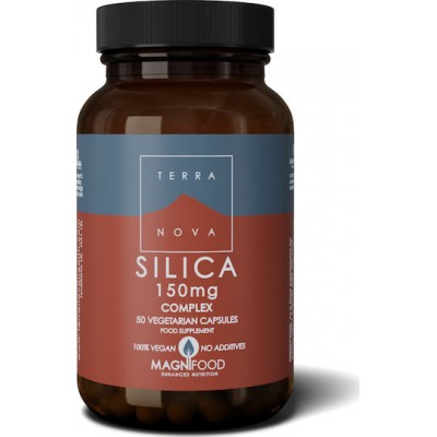 TerraNova Silica Complex 150mg Συμπλήρωμα για Υγιή Μαλλιά, Δέρμα & Νύχια 50 φυτικές κάψουλες