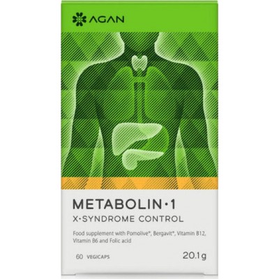 Agan Metabolin 1 X-Syndrome Control 250mg 60 φυτικές κάψουλες