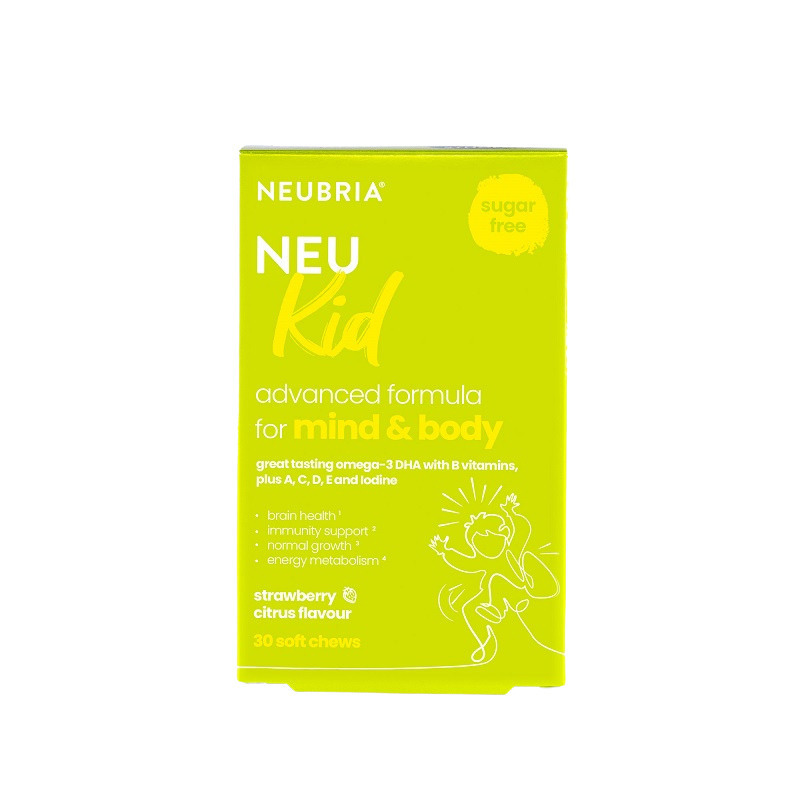 Neubria Neu Kid Κατάλληλο για Παιδιά 30 ζελεδάκια Strawberry Citrus