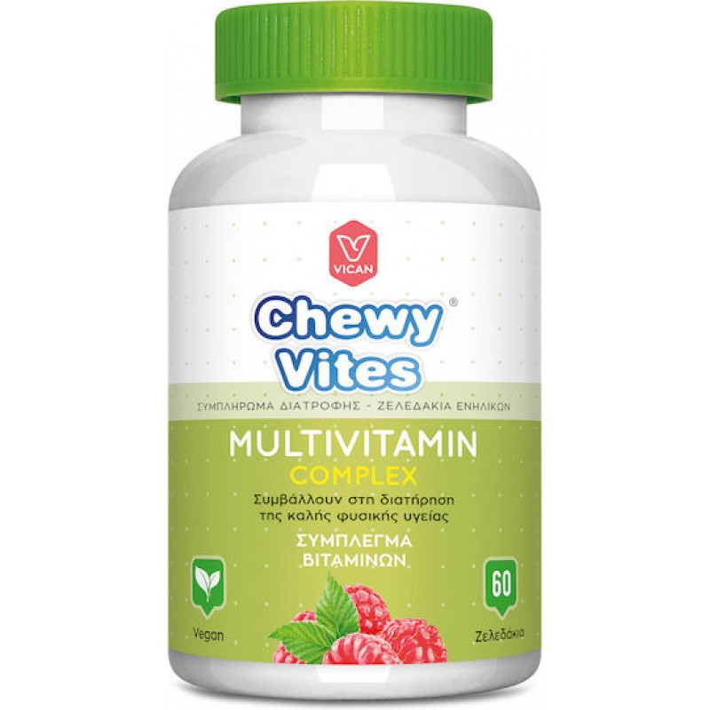 Chewy Vites Adults Multivitamin Complex Πολυβιταμίνη 60 Ζελεδάκια