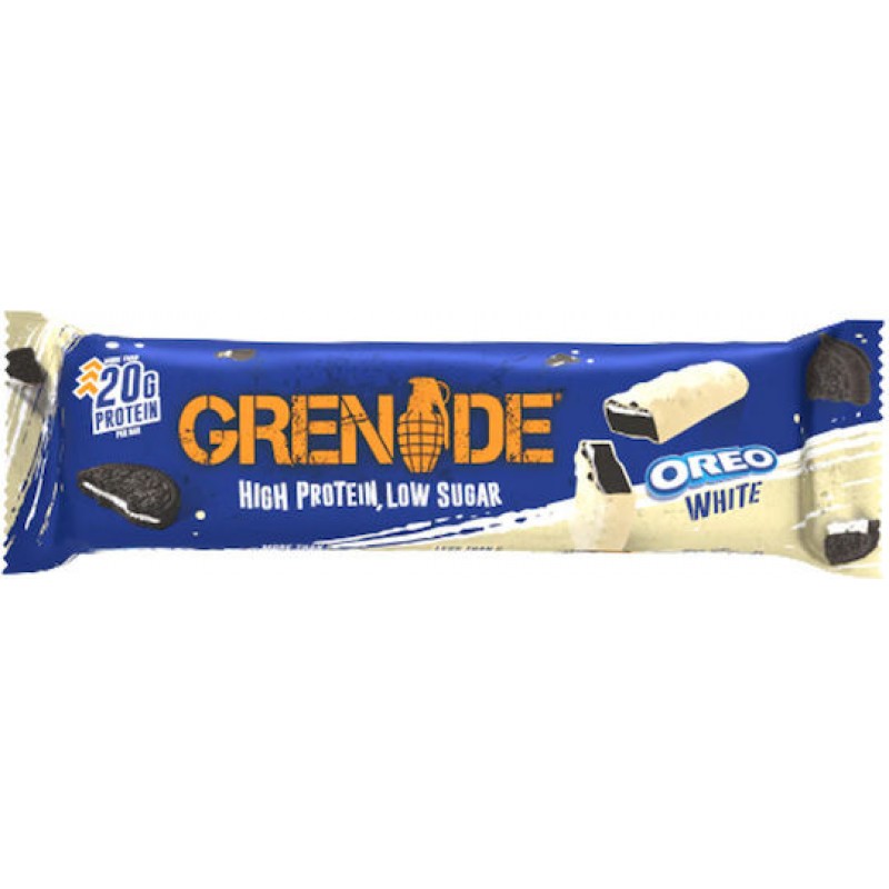 Grenade Carb Killa Μπάρα με 20gr Πρωτεΐνης & Γεύση Oreo White 60gr Grenade Carb Killa Μπάρα με 20gr Πρωτεΐνης & Γεύση Oreo White 60gr