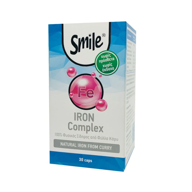 Am Health Smile Iron Complex 30 Κάψουλες Am Health Smile Iron Complex 30 Κάψουλες