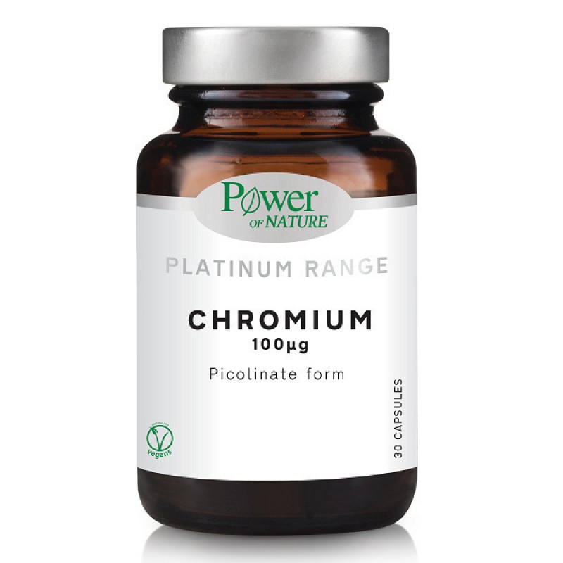 Power Health Platinum Chromium 100μg 30 κάψουλες Power Health Platinum Chromium 100μg 30 κάψουλες