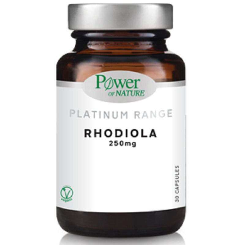 Power Of Nature Platinum Range Rhodiola 250mg 30 κάψουλες Energy Power Of Nature Platinum Range Rhodiola 250mg 30 κάψουλες Energy