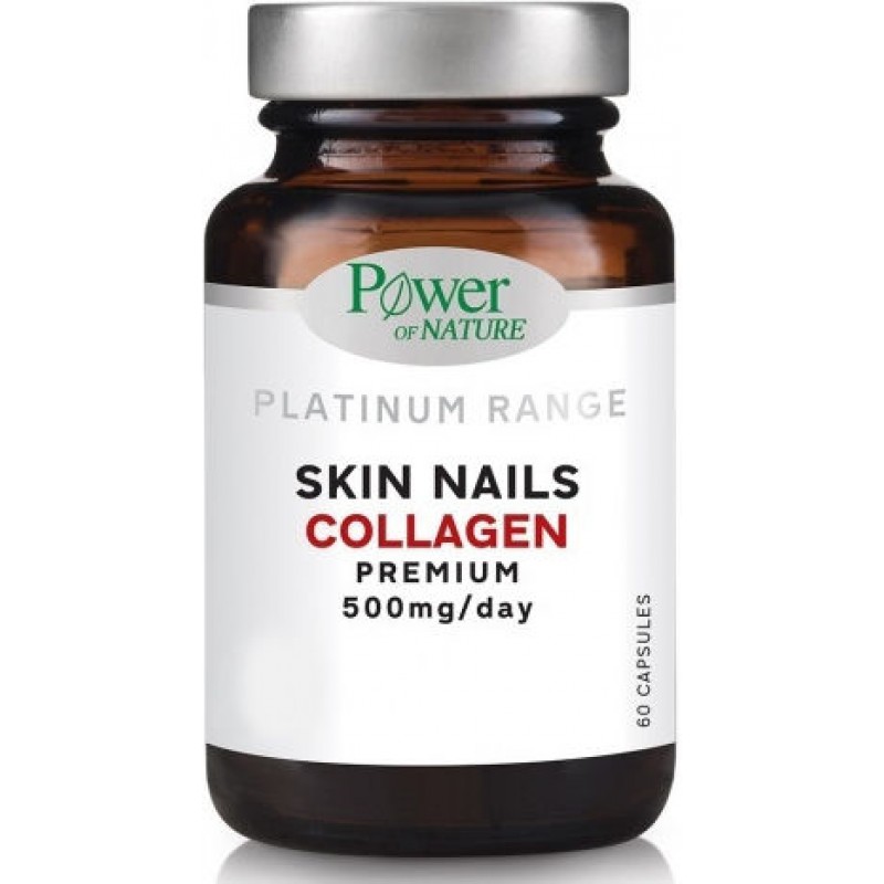 Power Health Platinum Range Skin Nails Collagen 500mg 60caps