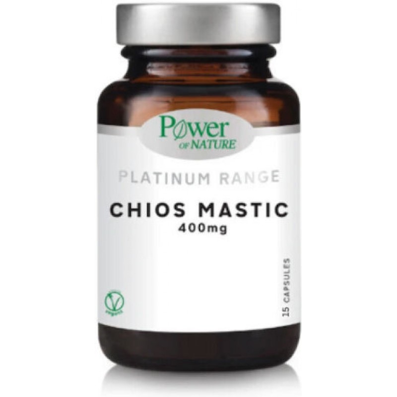 Power Of Nature Platinum Range Chios Mastic 400mg 15 κάψουλες Power Of Nature Platinum Range Chios Mastic 400mg 15 κάψουλες