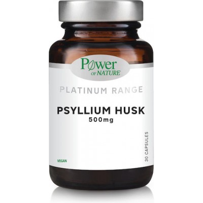 Power Of Nature Platinum Range Psyllium Husk 500mg 30 κάψουλες