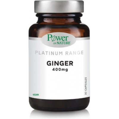 Power Health Platinum Range Ginger 400mg 30 κάψουλες Ginger