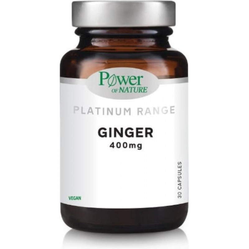 Power Health Platinum Range Ginger 400mg 30 κάψουλες Ginger